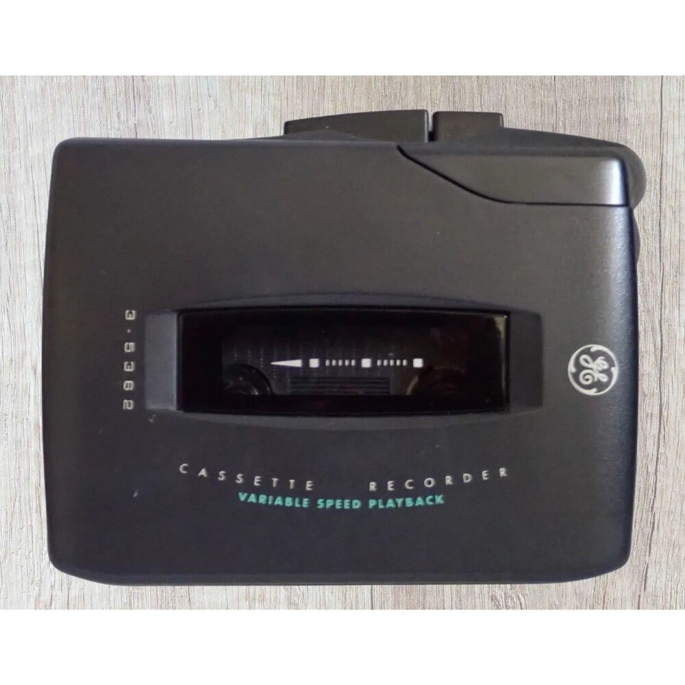 GE Variable Speed Playback Cassette Voice Recorder Model # 3-5362 Built-In Mic - Picture 8 of 8